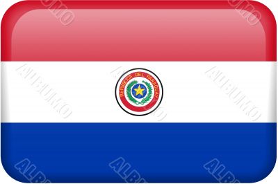 Paraguay Flag Button