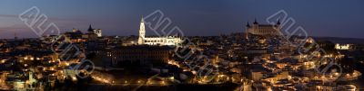 Toledo Night Panorama