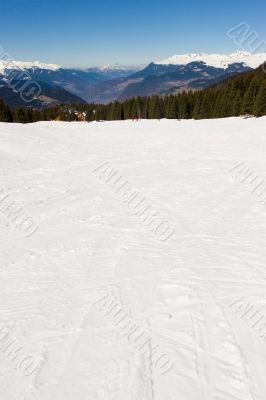 Empty piste