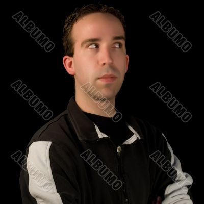 Man Peeking