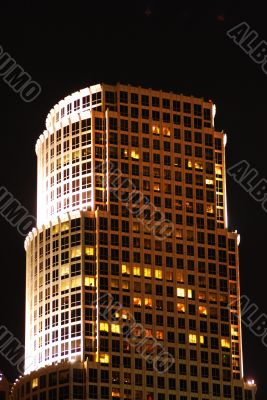 Corporate Building at Night 1