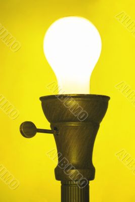 Golden Light Bulb