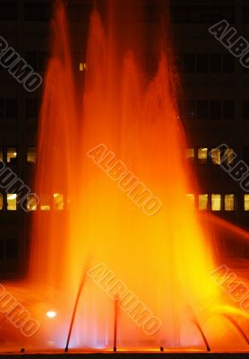 Orange Fountain 1