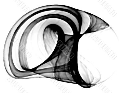 black and white abstract