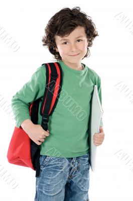 adorable child student