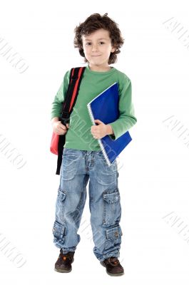 adorable child student