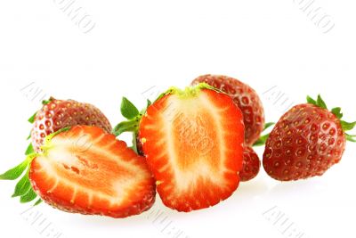 close up shot of strawberry