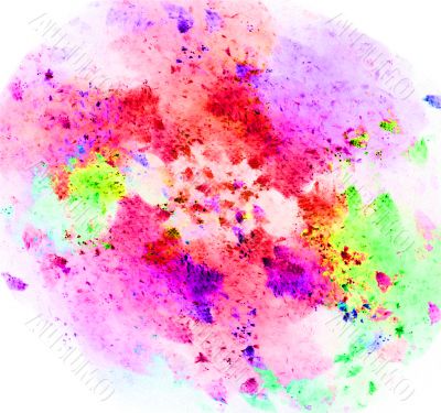 child painting abstract