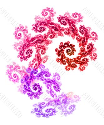 abstract paisley pattern