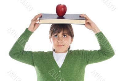 girl studying