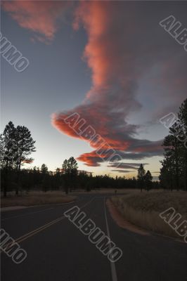 Flaring cloud