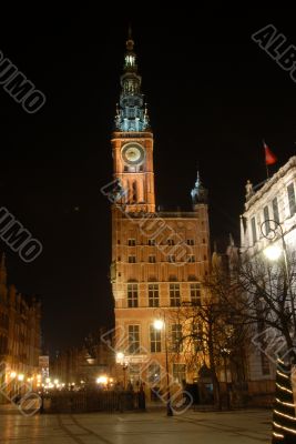 Gdansk at night