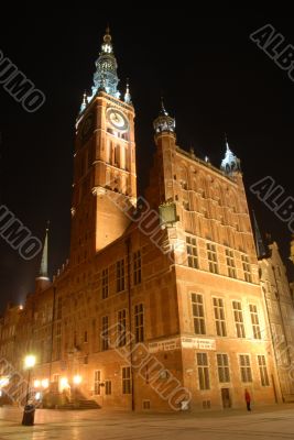 Gdansk at night