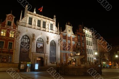 Gdansk at night