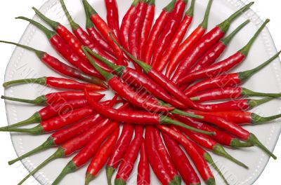 hot red peppers