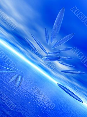 Abstract Background 3D