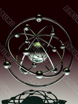 Abstract Background 3D