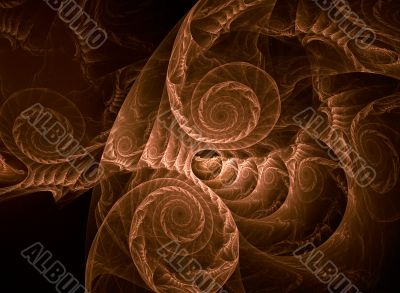 Orange spiral
