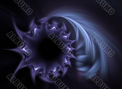 Dark-blue comet