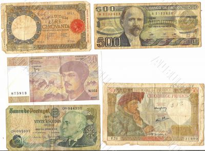 Old foreign currency