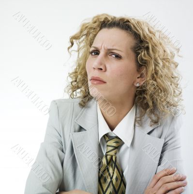 Frustrated woman