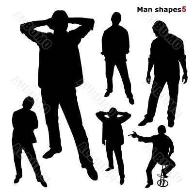 people in silhouette