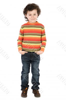 Small handsome boy