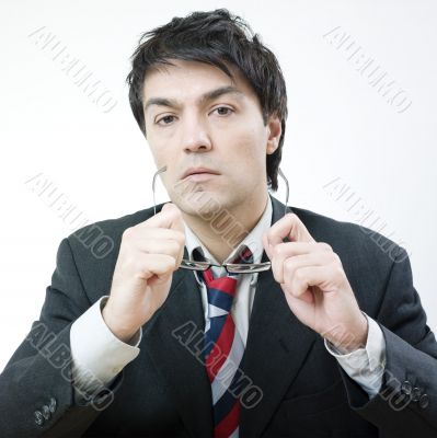 Businessman thinking