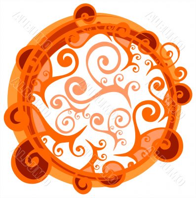 light ornate frame