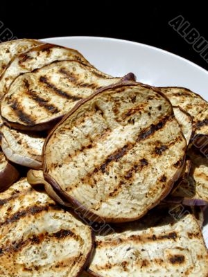 Grilled eggplant
