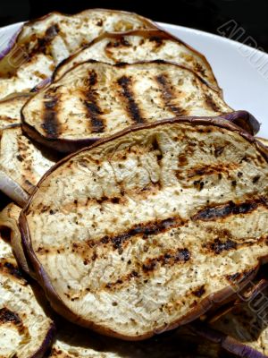Grilled eggplant