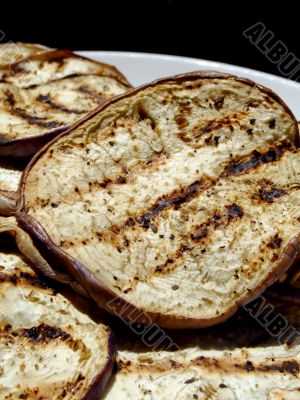 Grilled eggplant