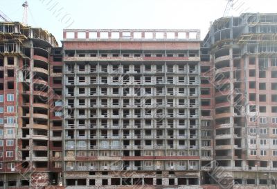 costruction of new building