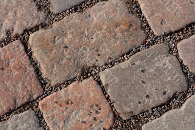 cobblestone pavement