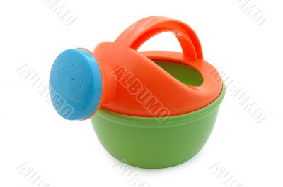 Child`s watering-pot toy.