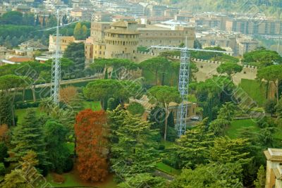 Vatican City Cranes