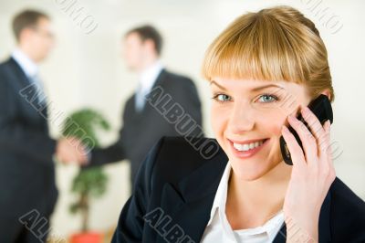 Speaking on the mobile