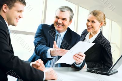 Explaining business instructions