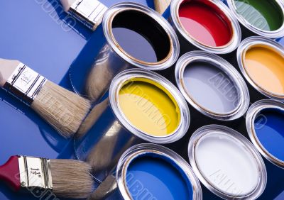 Paint and brush