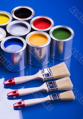 Paint and brush