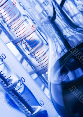 Glass in laboratory