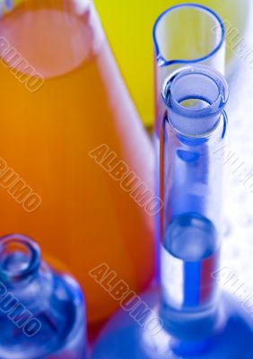 Glass in laboratory