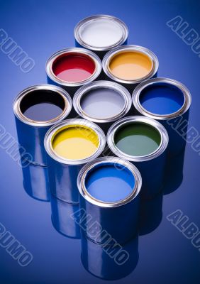 Colorful paint