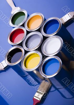 Paint and brush