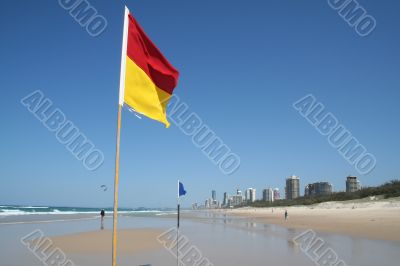 Swimming Safety Flags Gold Coast