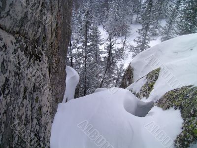 winter in mountains