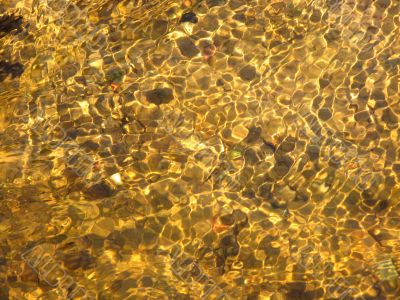 gold water texture