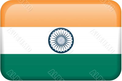 India Flag Button
