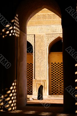 Woman in mosque