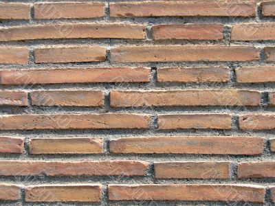 Ancient roman brick wall